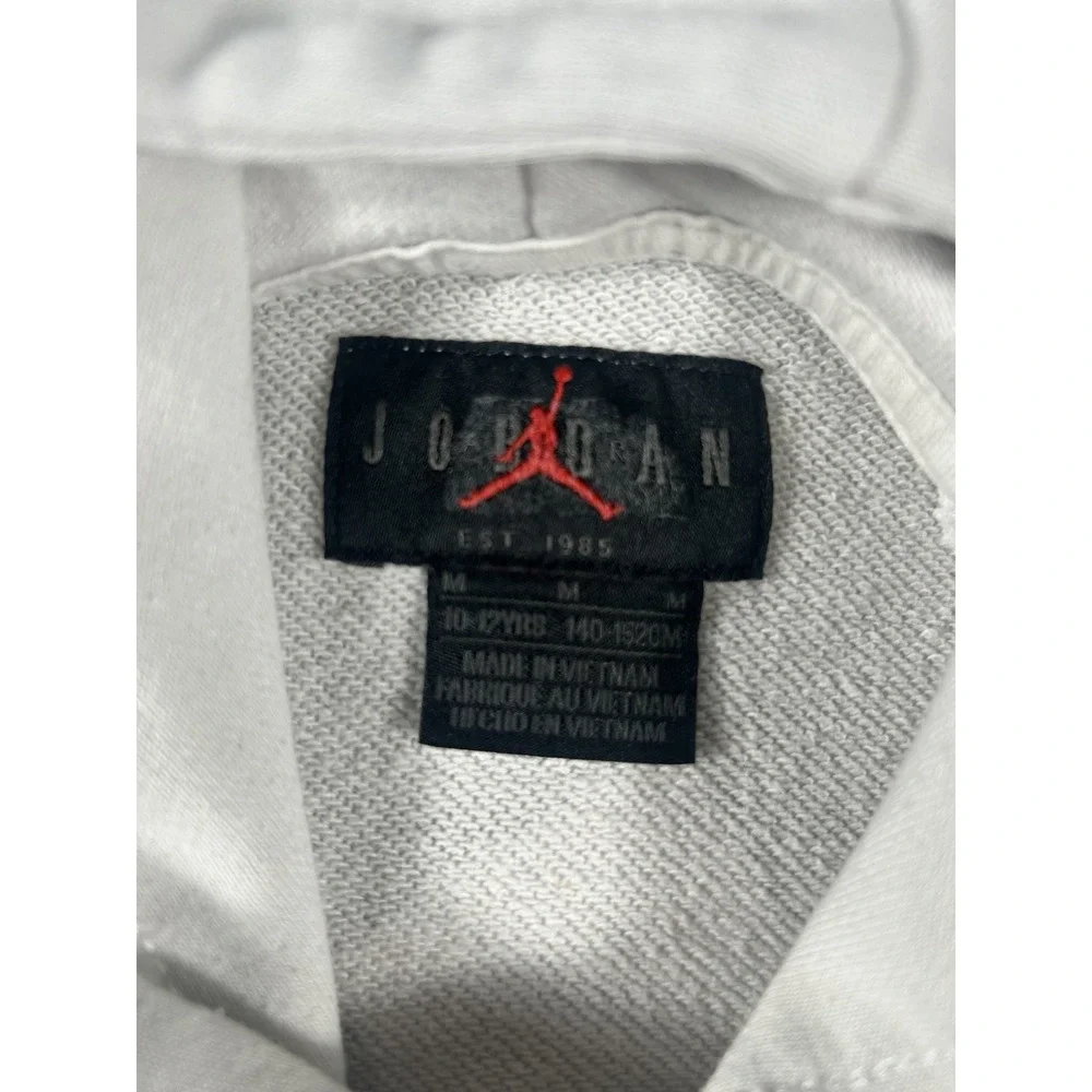 Air Jordan Kids Jumpman Sticker‎ Logo Hoodie White 10-12YRS Medium